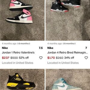 Nike Jordan (multiple pairs need gone asap)